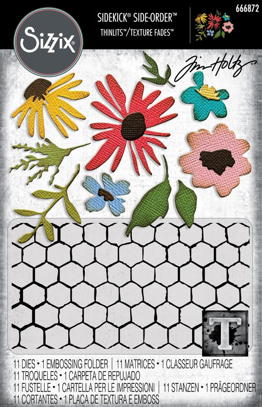 Side Order Floristry Embossing Folder & Dies