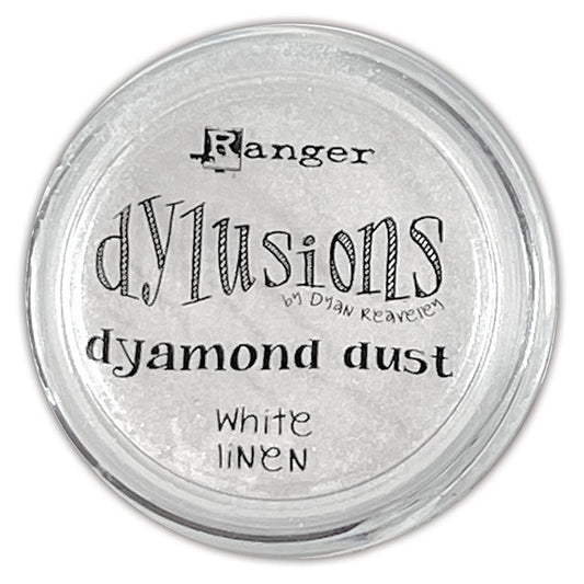 Dylusions Dyamond Dust White Linen