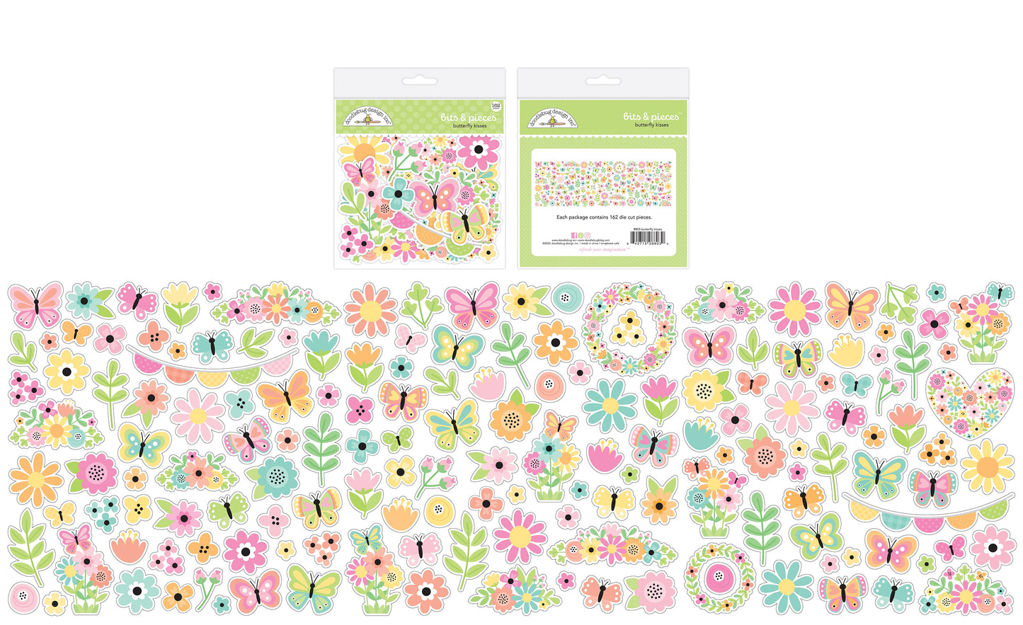 Butterfly Kisses Bits & Pieces Die Cuts