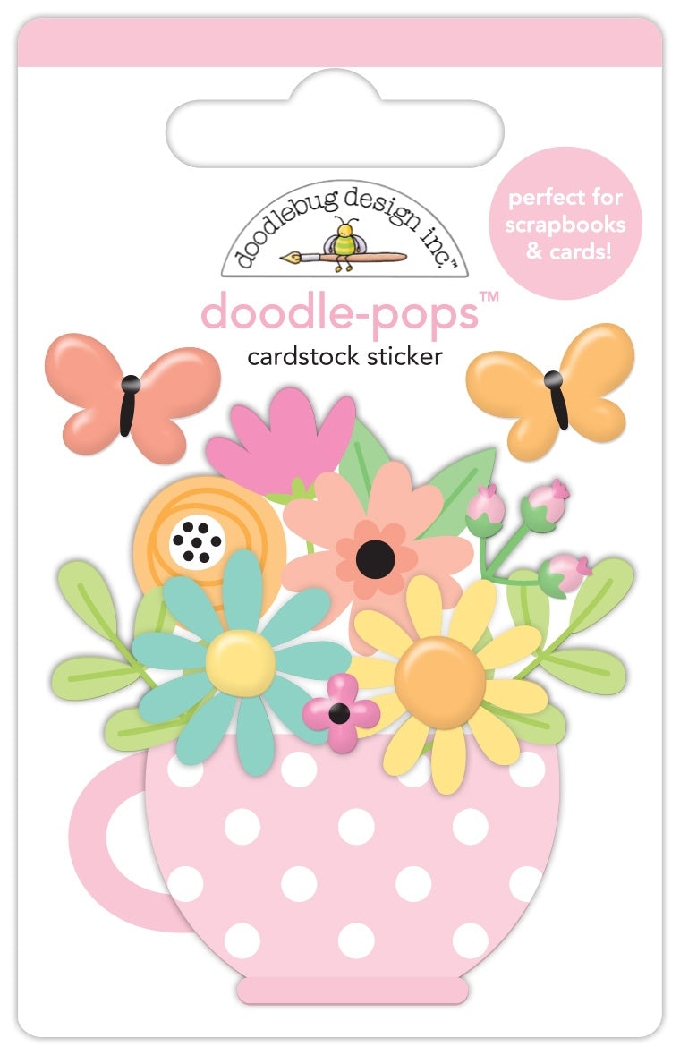 Butterfly Kisses Cup of Cheer Doodle Pops