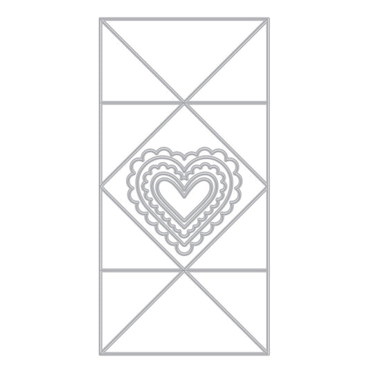 Folded Love Note Fancy Dies