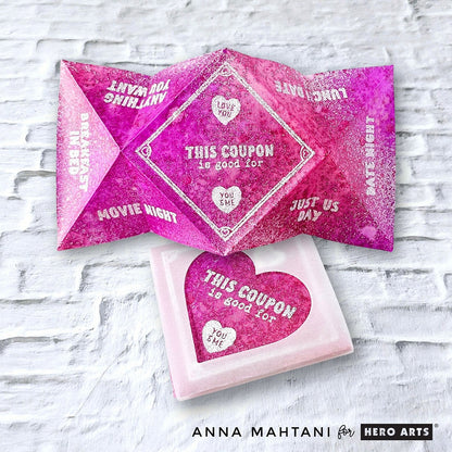 Folded Love Note Fancy Dies