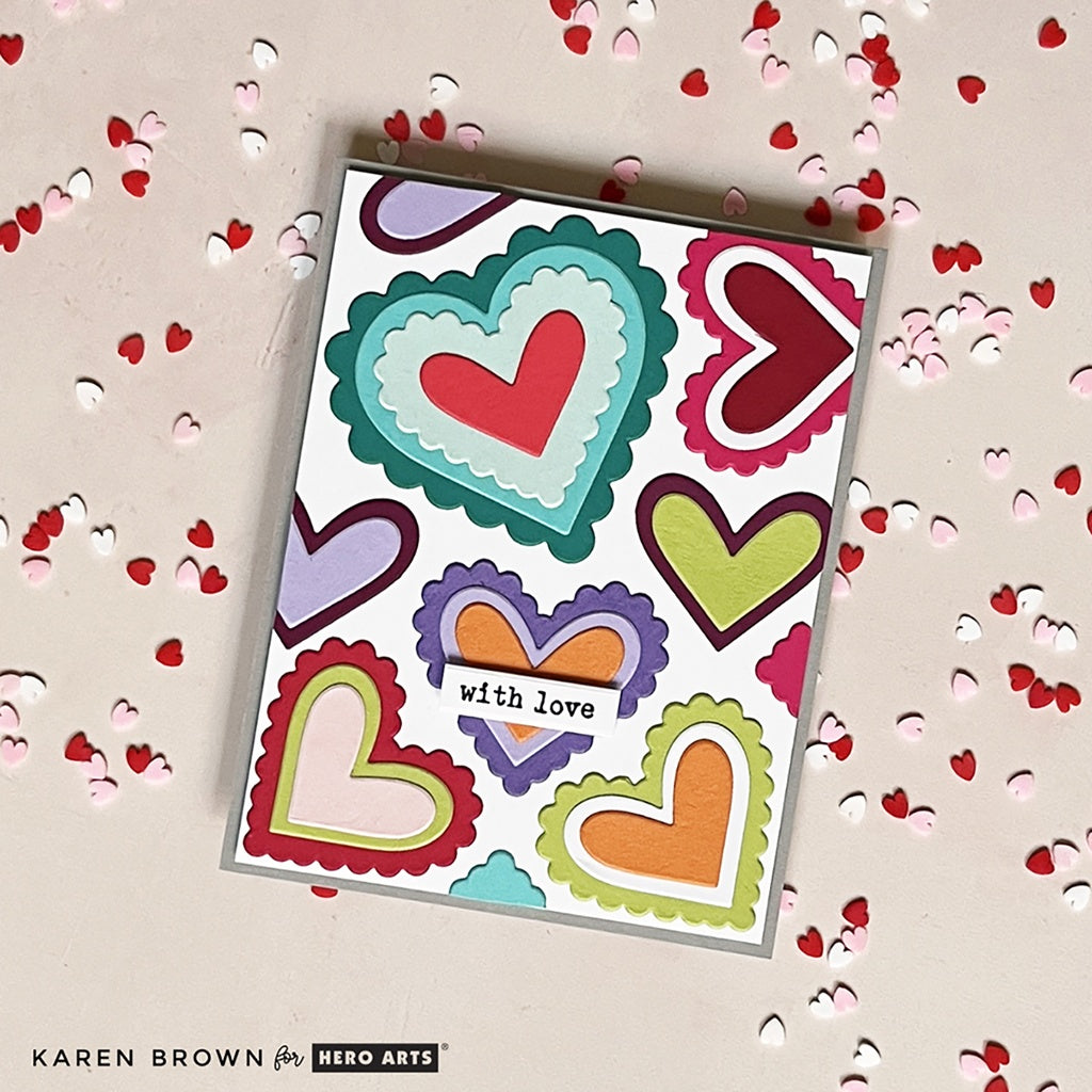 Folded Love Note Fancy Dies