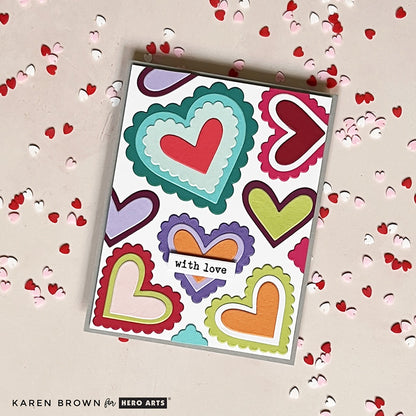 Folded Love Note Fancy Dies