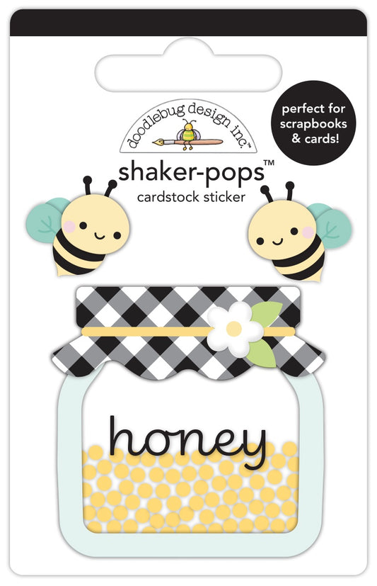 Bee Happy Honey Bee Shaker Pops