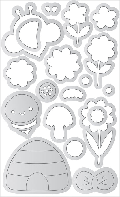 Bee Happy Busy Bee Doodle Cuts Dies