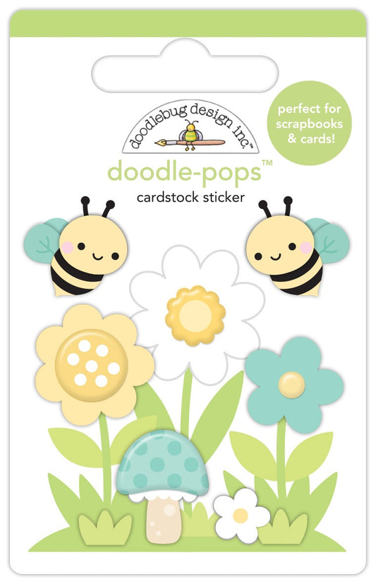 Bee Happy Bee-utiful Garden Doodle Pops