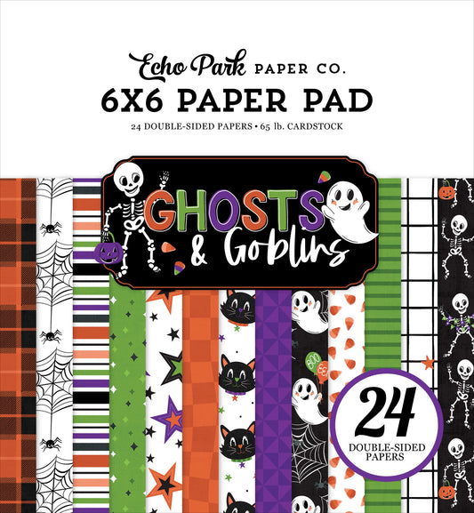 Ghosts and Goblins 6x6 Paper Pad