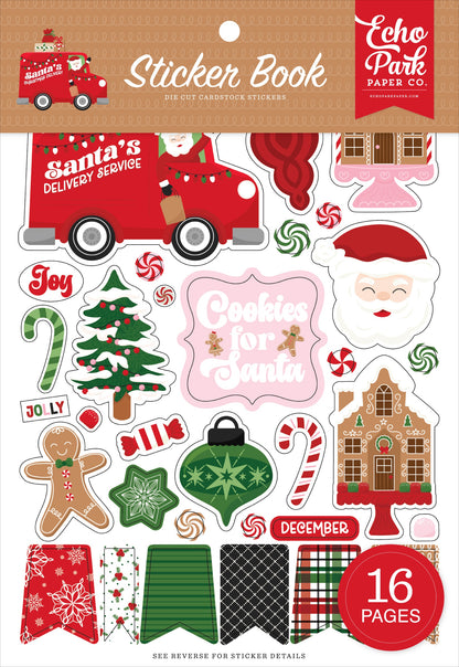 Santa's Christmas Delivery Sticker Book
