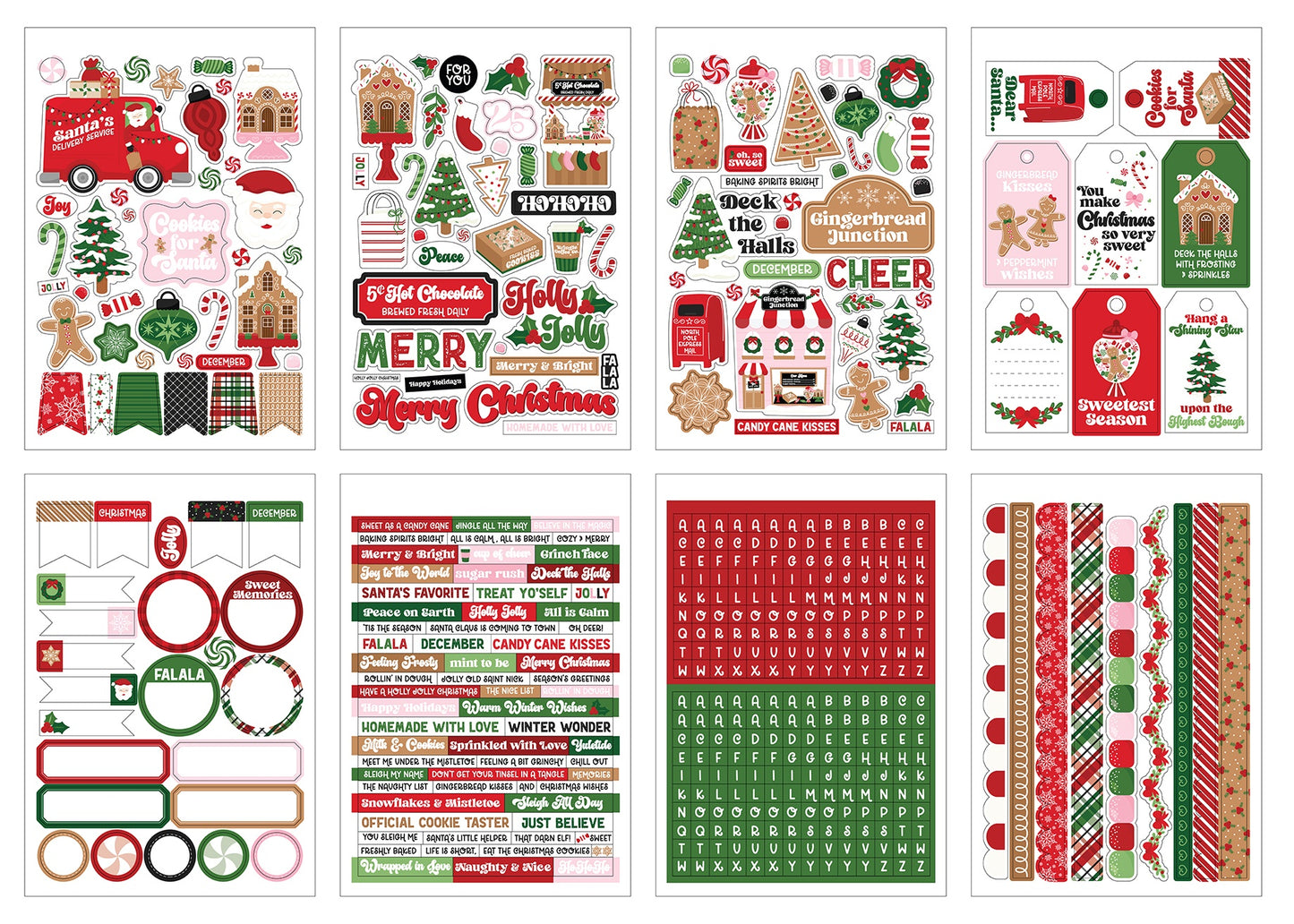 Santa's Christmas Delivery Sticker Book