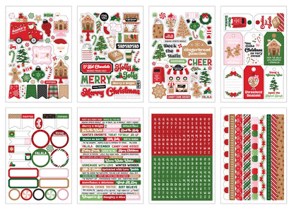 Santa's Christmas Delivery Sticker Book
