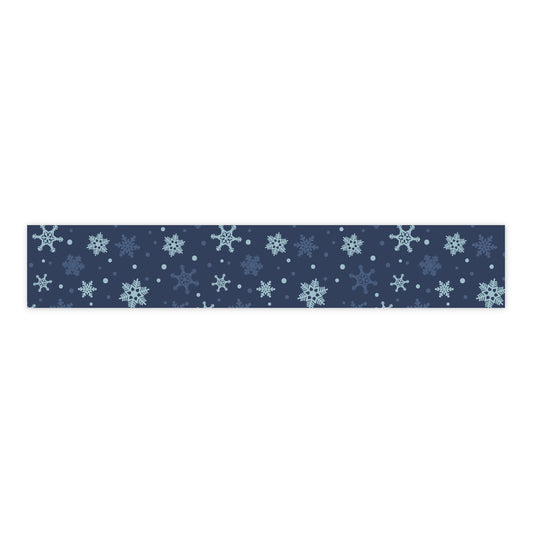 Snow Day Blue Snowflake Storm Washi Tape