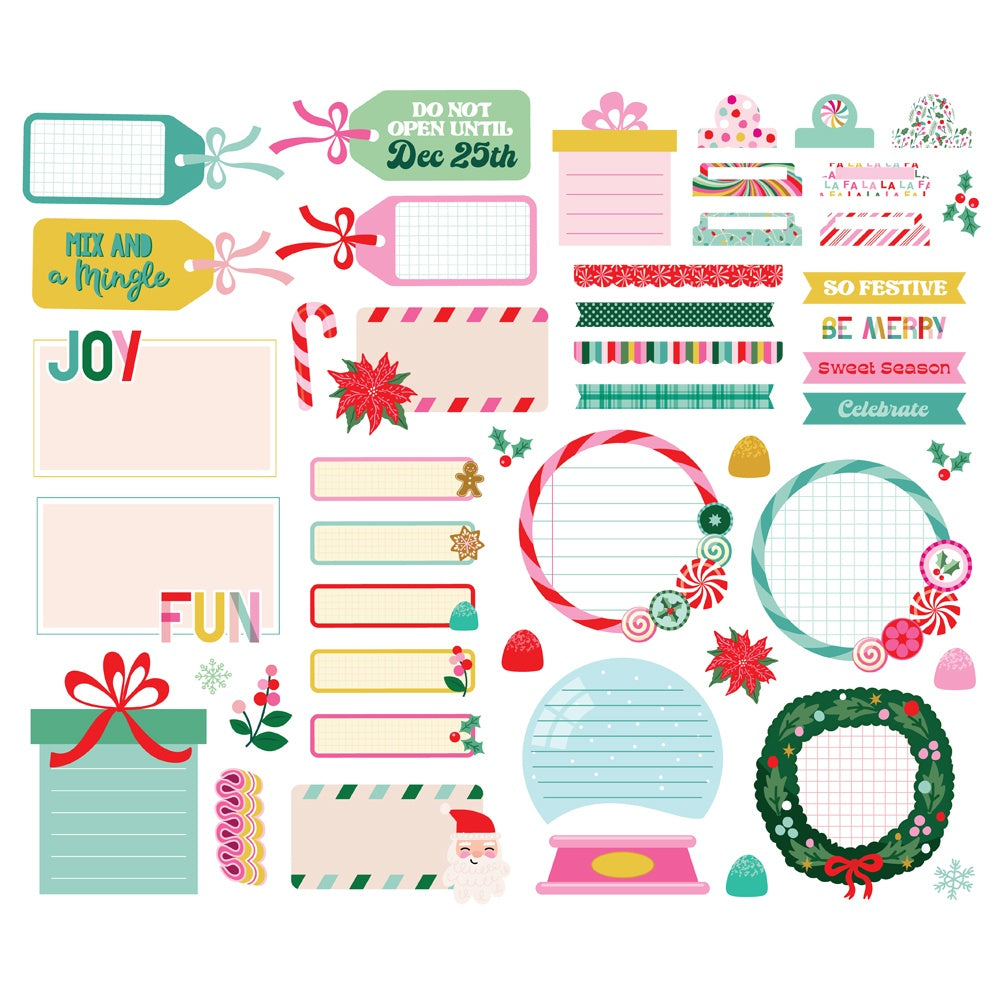 Hard Candy Christmas Journal Bits & Pieces