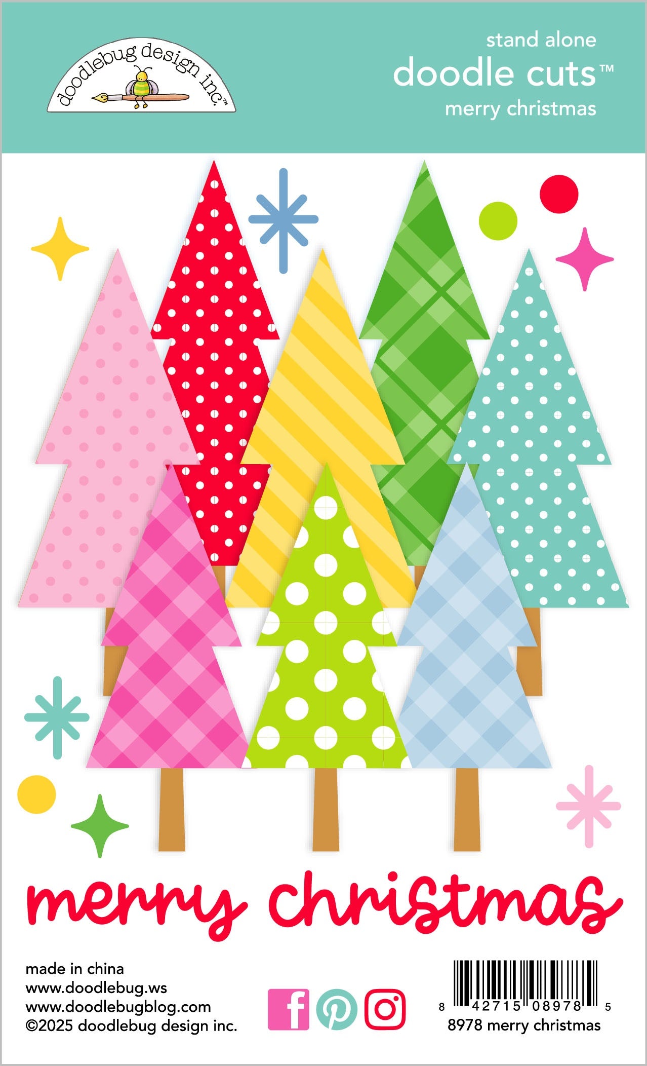 Oh What Fun Merry Christmas Doodle Cuts