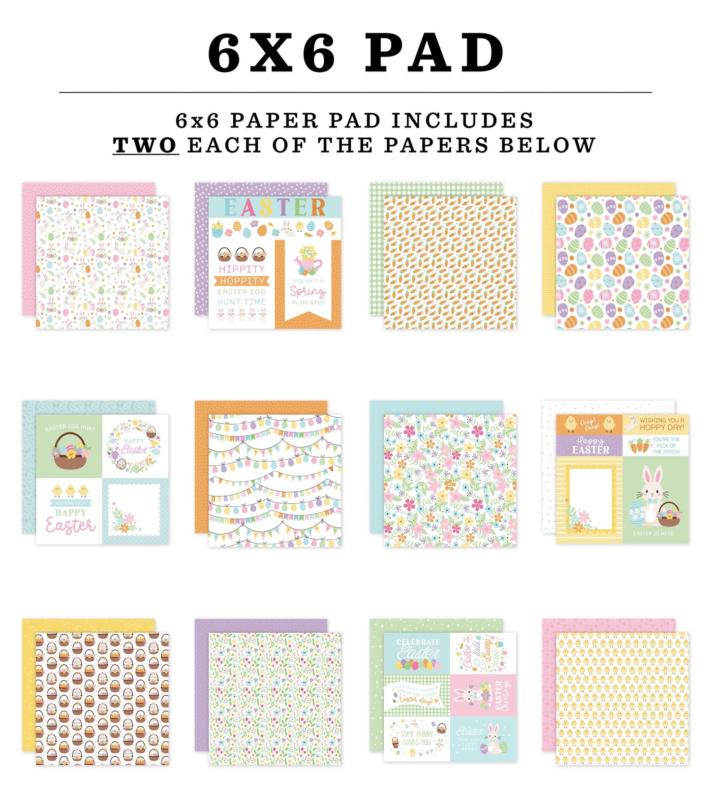 Easter Basket 6x6 Paper Pad
