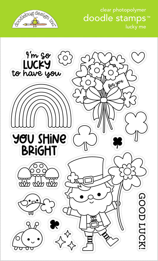 Lucky Me Doodle Stamps