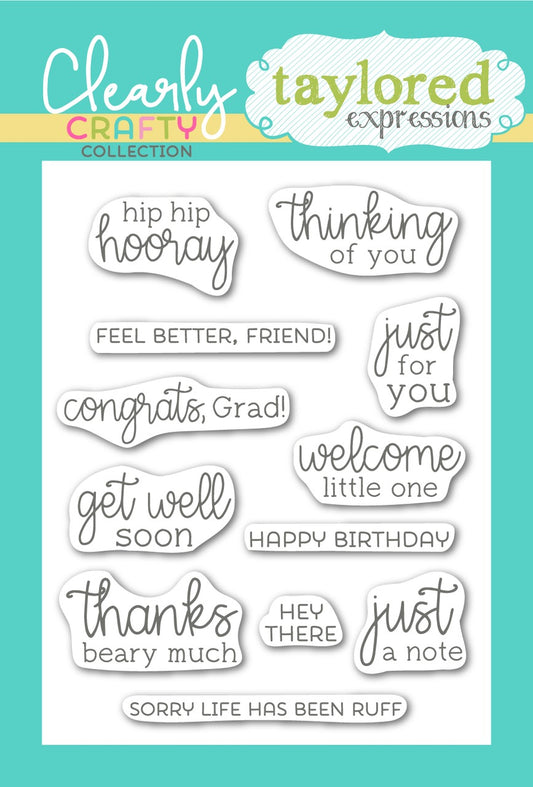 Essential Sentiments Stamp Set