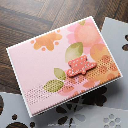 Blissful Blooms Stencil Pack