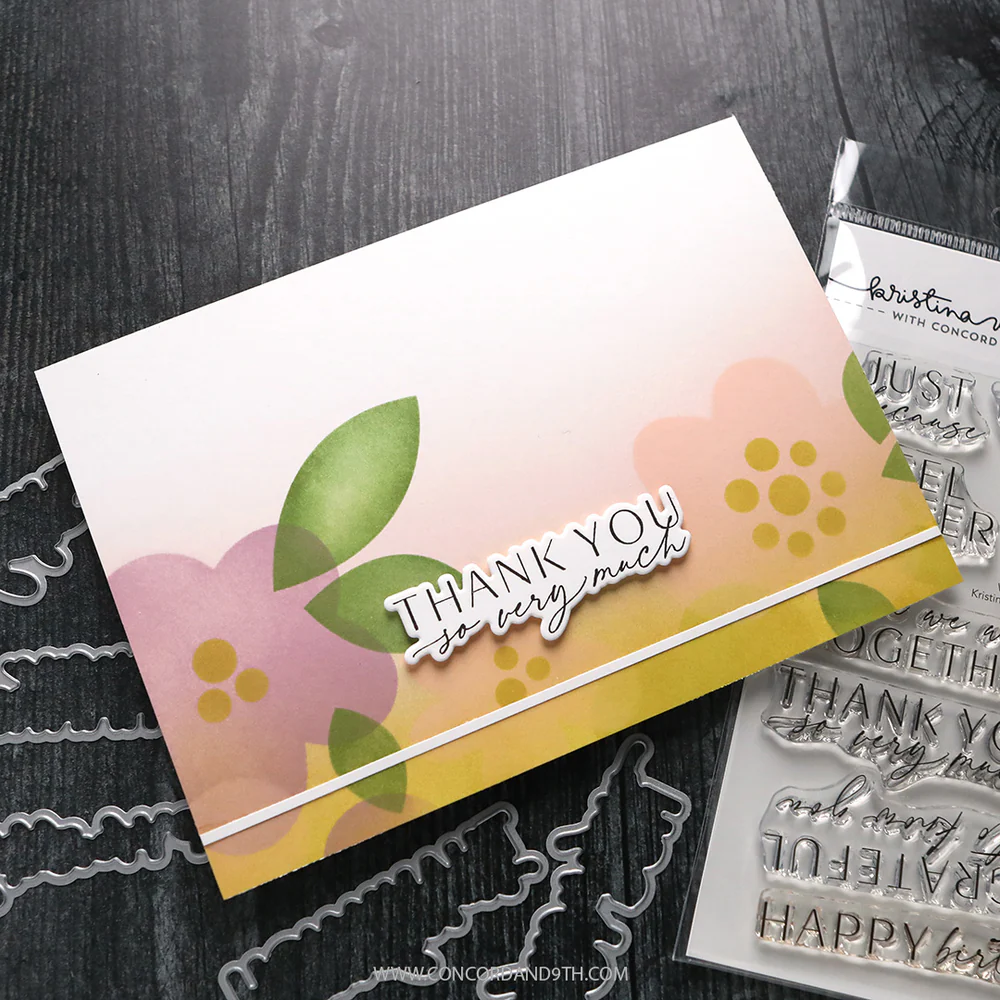 Written Words Stamp Set