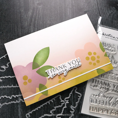 Written Words Stamp Set