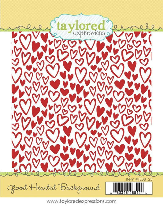 Good Hearted Background Stamp