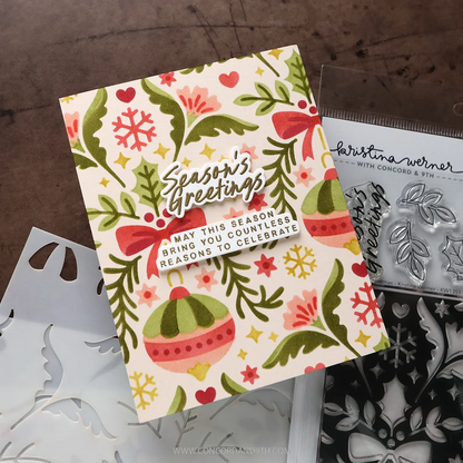 Ornamental Christmas Stamp Set