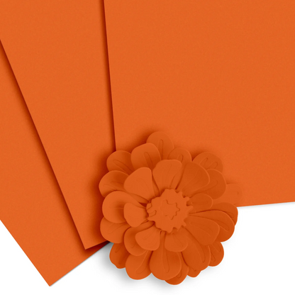 Crafty Necessities 8.5x11 Cardstock: Orange Cream
