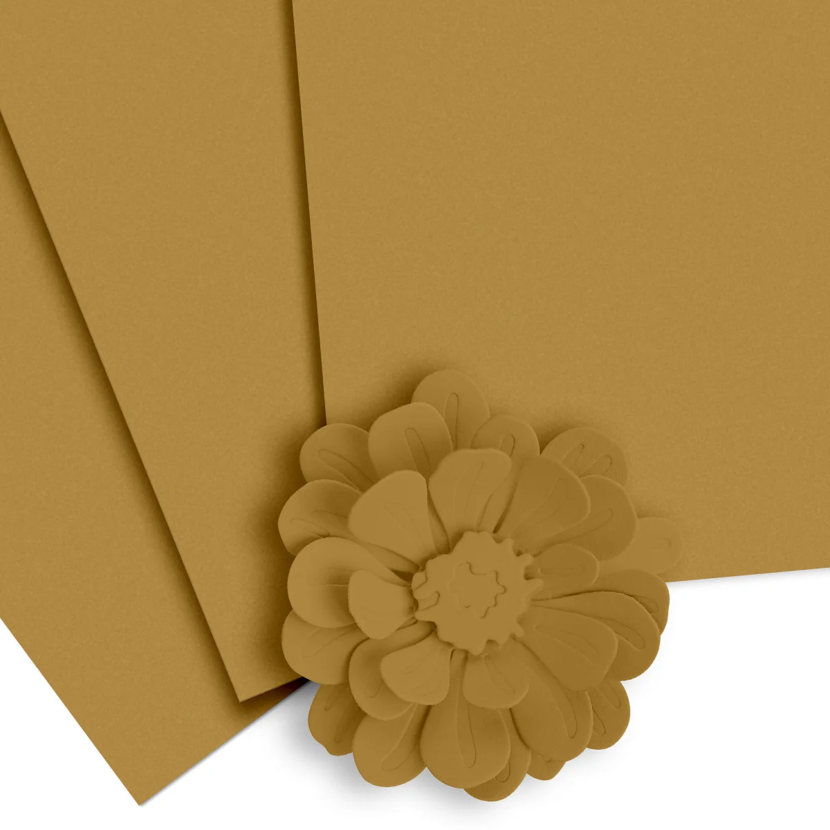 Crafty Necessities 8.5x11 Cardstock: Green Gold