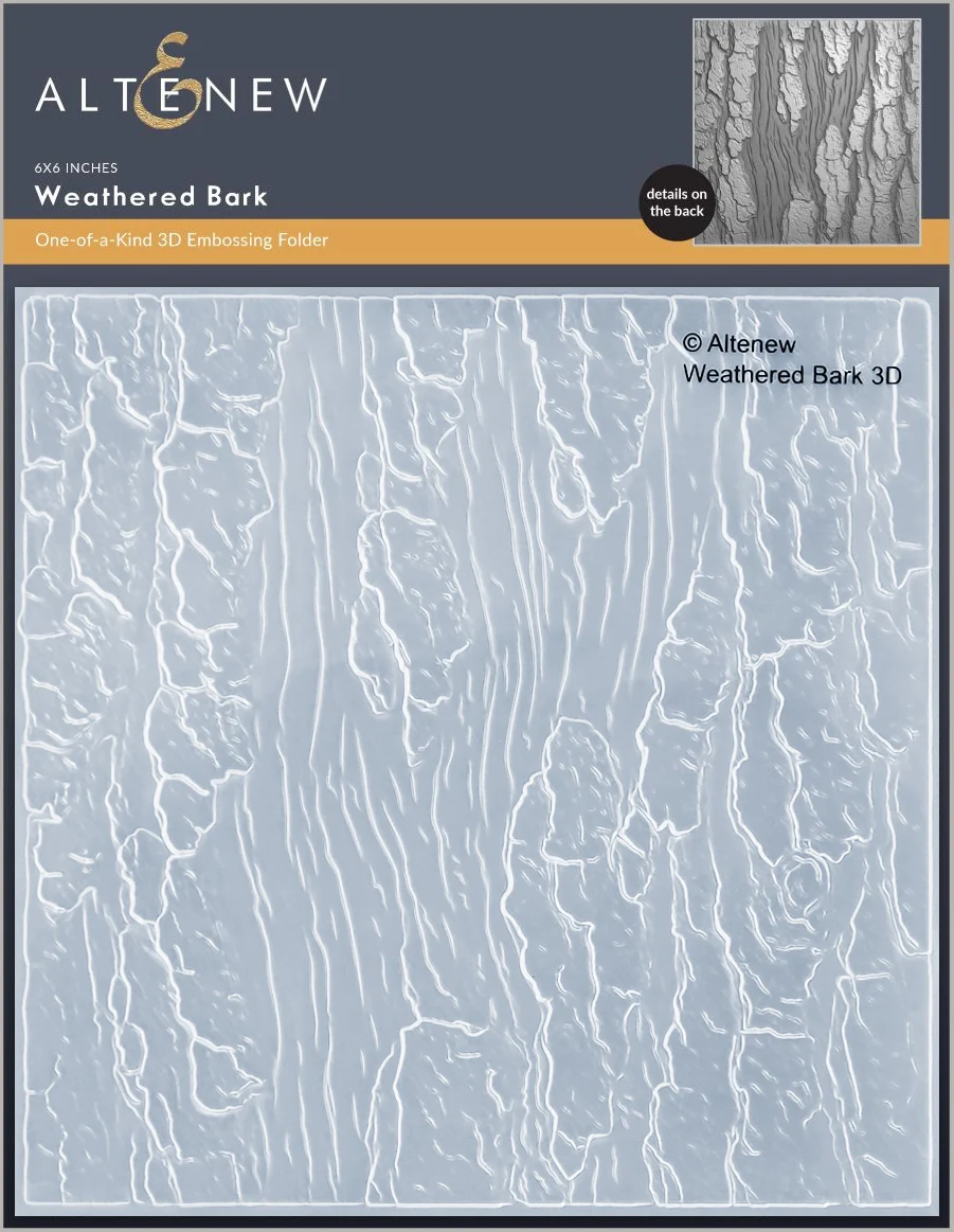 Weathered Bark 3D Embossing Folder 