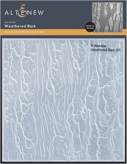 Weathered Bark 3D Embossing Folder 