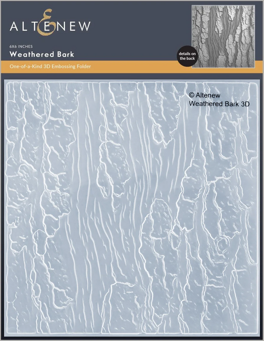 Weathered Bark 3D Embossing Folder 