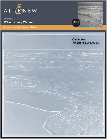 Whispering Waves 3D Embossing Folder 