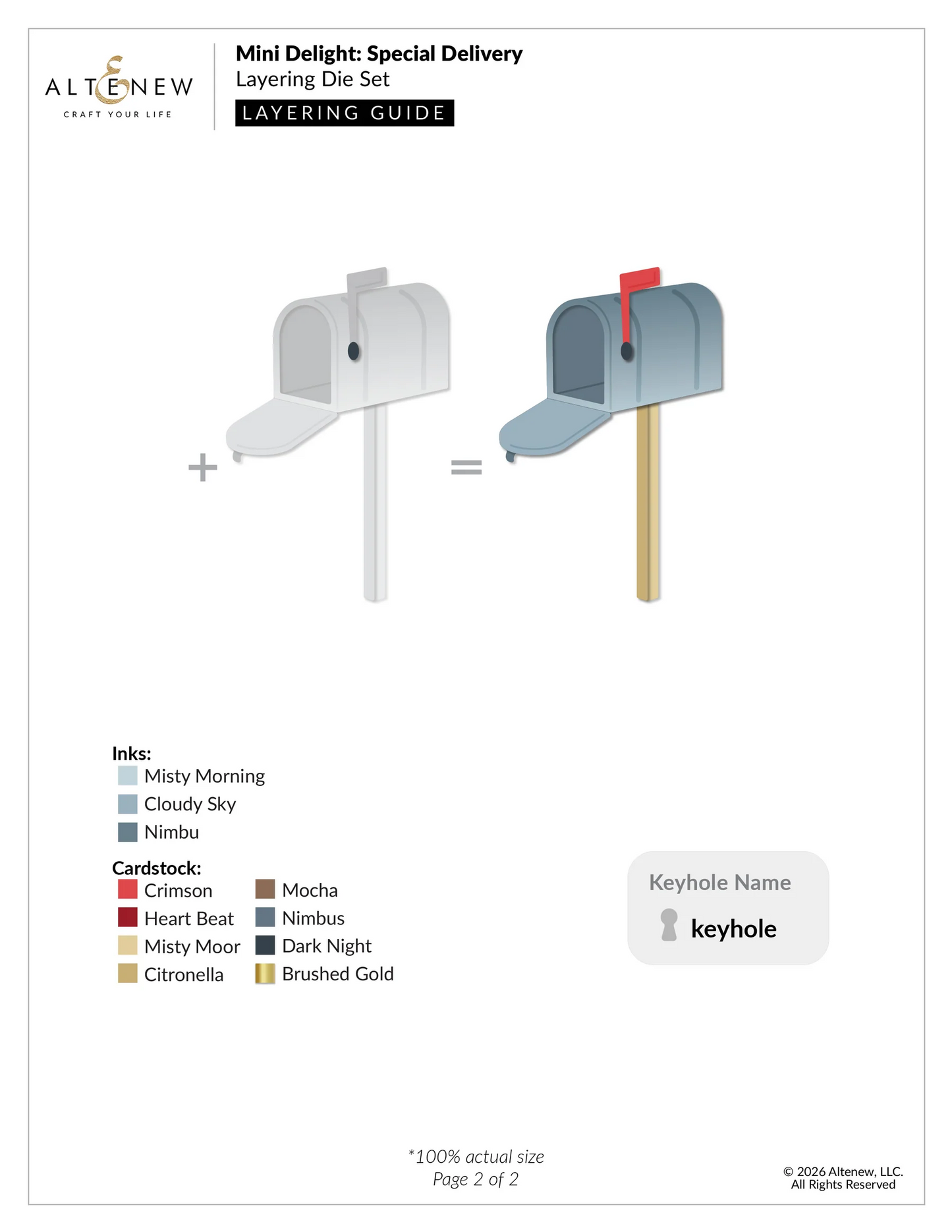 Mini Delight: Special Delivery Stamp & Dies
