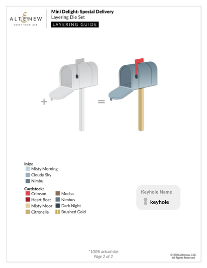 Mini Delight: Special Delivery Stamp & Dies
