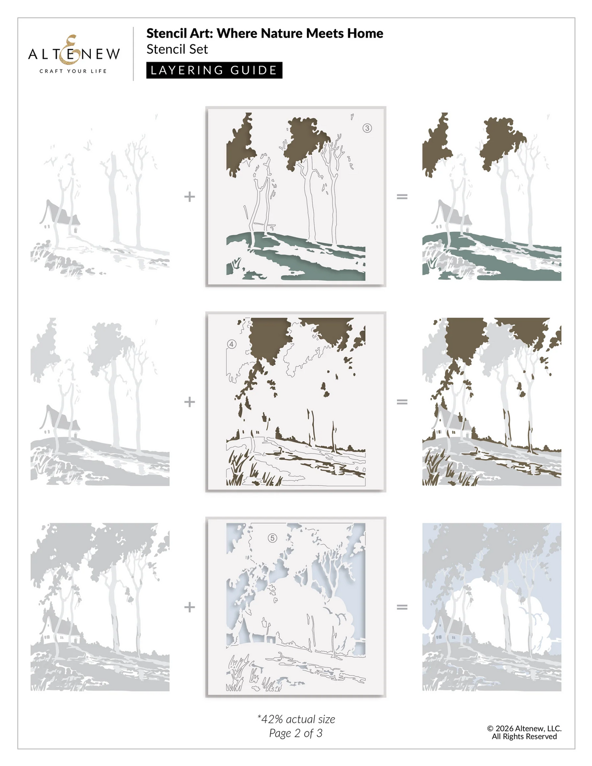 Stencil Art: Where Nature Meets Home Layering Stencils