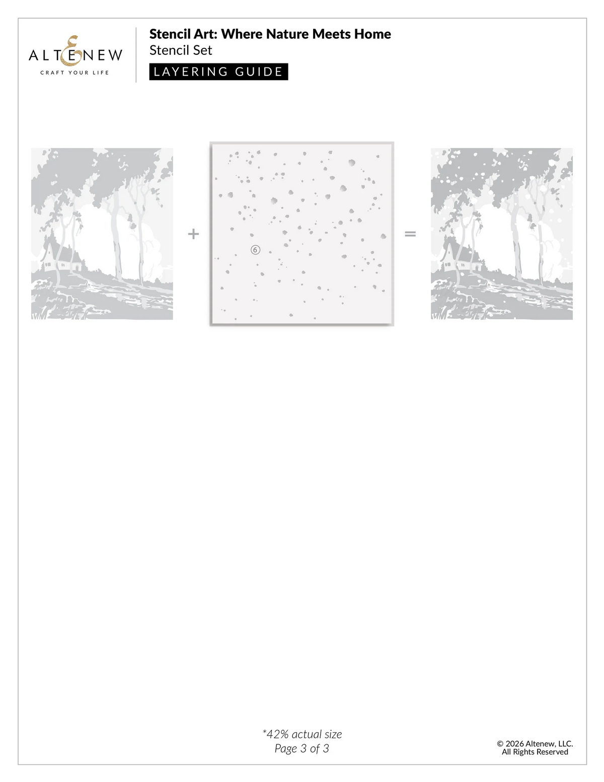 Stencil Art: Where Nature Meets Home Layering Stencils