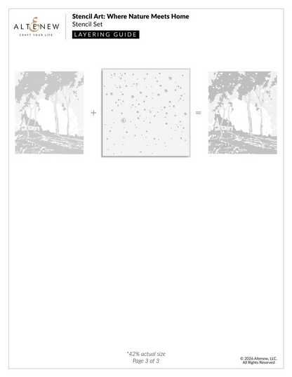 Stencil Art: Where Nature Meets Home Layering Stencils