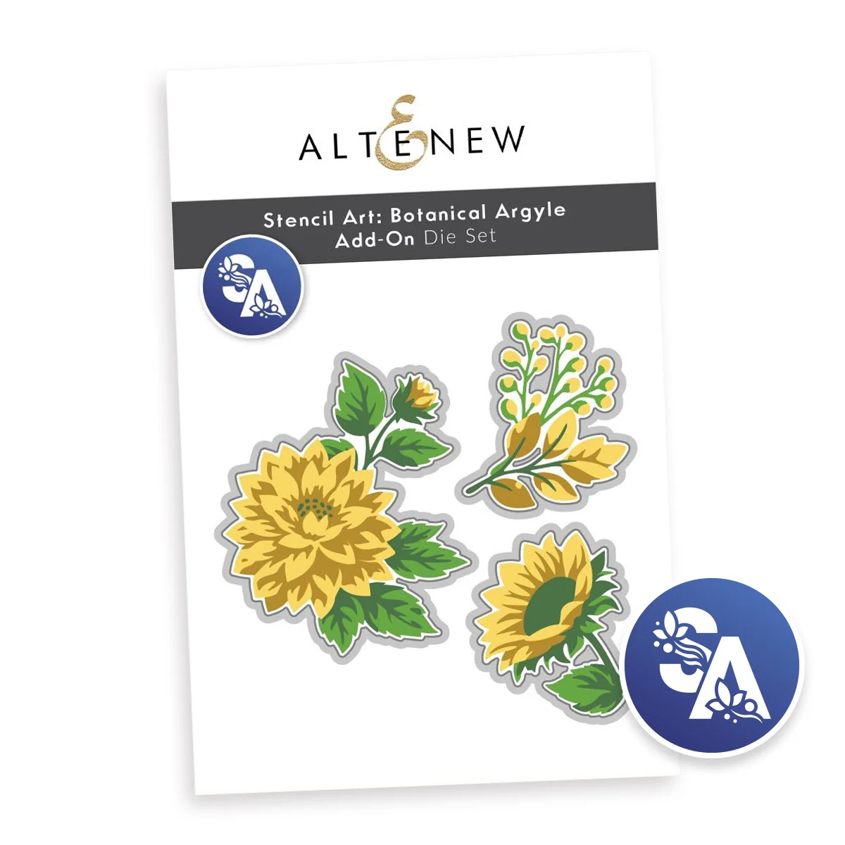 Stencil Art: Botanical Argyle Add-on Dies