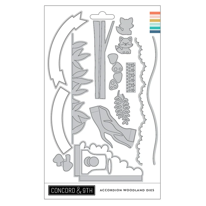 Accordion Woodland Dies