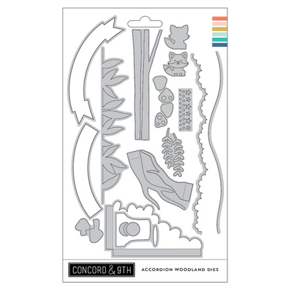 Accordion Woodland Dies