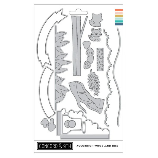 Accordion Woodland Dies