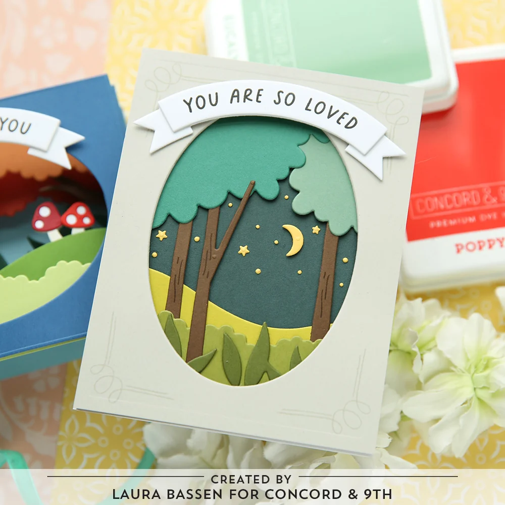 Accordion Woodland Stamp Set