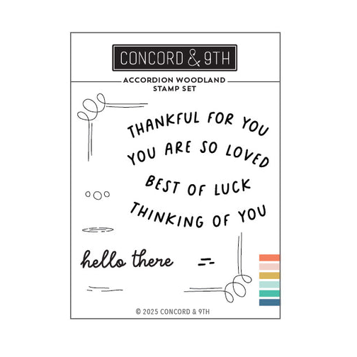 Accordion Woodland Stamp Set