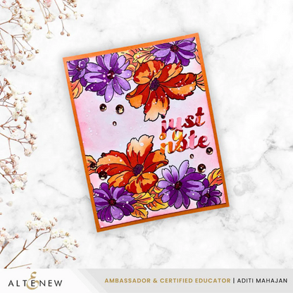 Cascading Flowers Stamp Set 