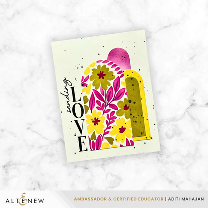 Stencil Art: Styled Backgrounds Layering Stencil Set