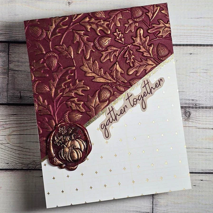 Oak Forest 3D Embossing Folder