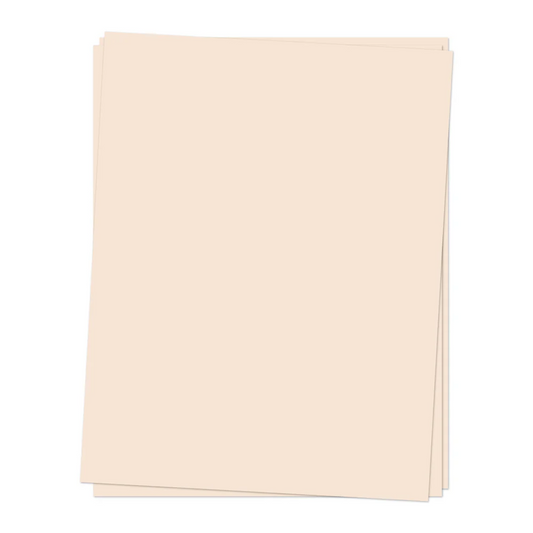 8.5 x 11 Cardstock: Almond