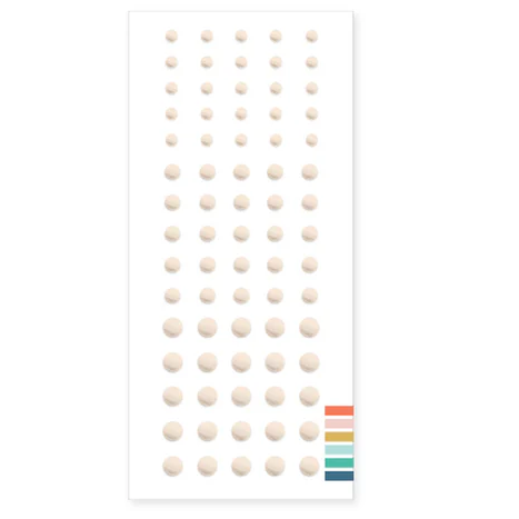 Enamel Dots: Almond