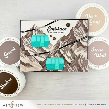 Mountain Peak Stencils