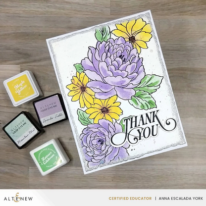 Cascading Flowers Stamp Set 